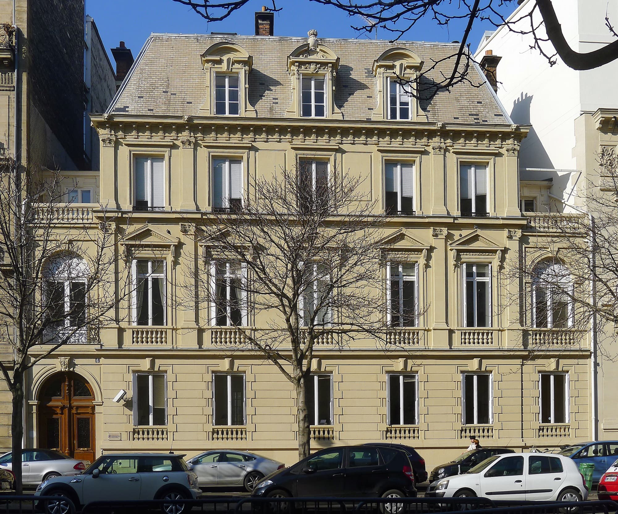 Hôtel particulier du 6 avenue Hoche, Paris 8ᵉ, siège de la maison de ventes Cornette de Saint-Cyr