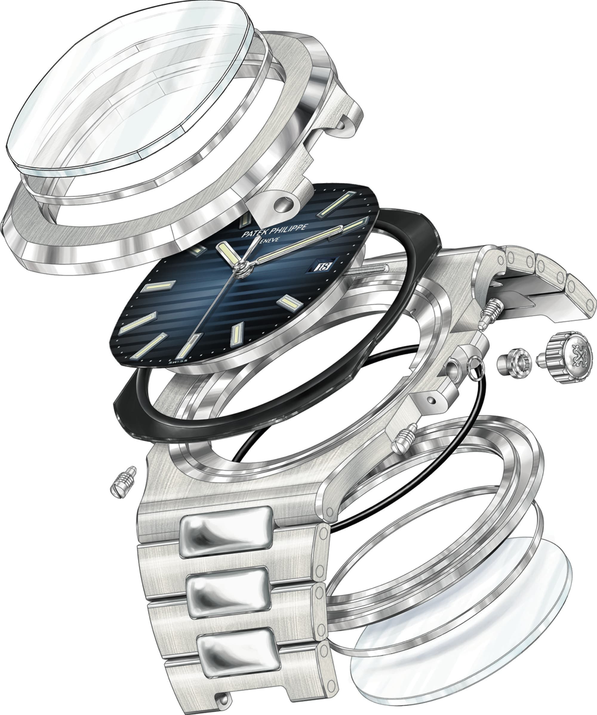 Patek Philippe Nautilus 5711, haute horlogerie suisse