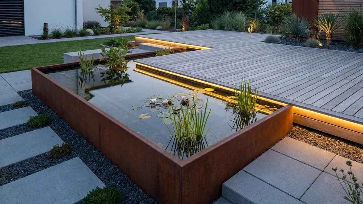 Bassin acier corten : guide complet fabricant 2026