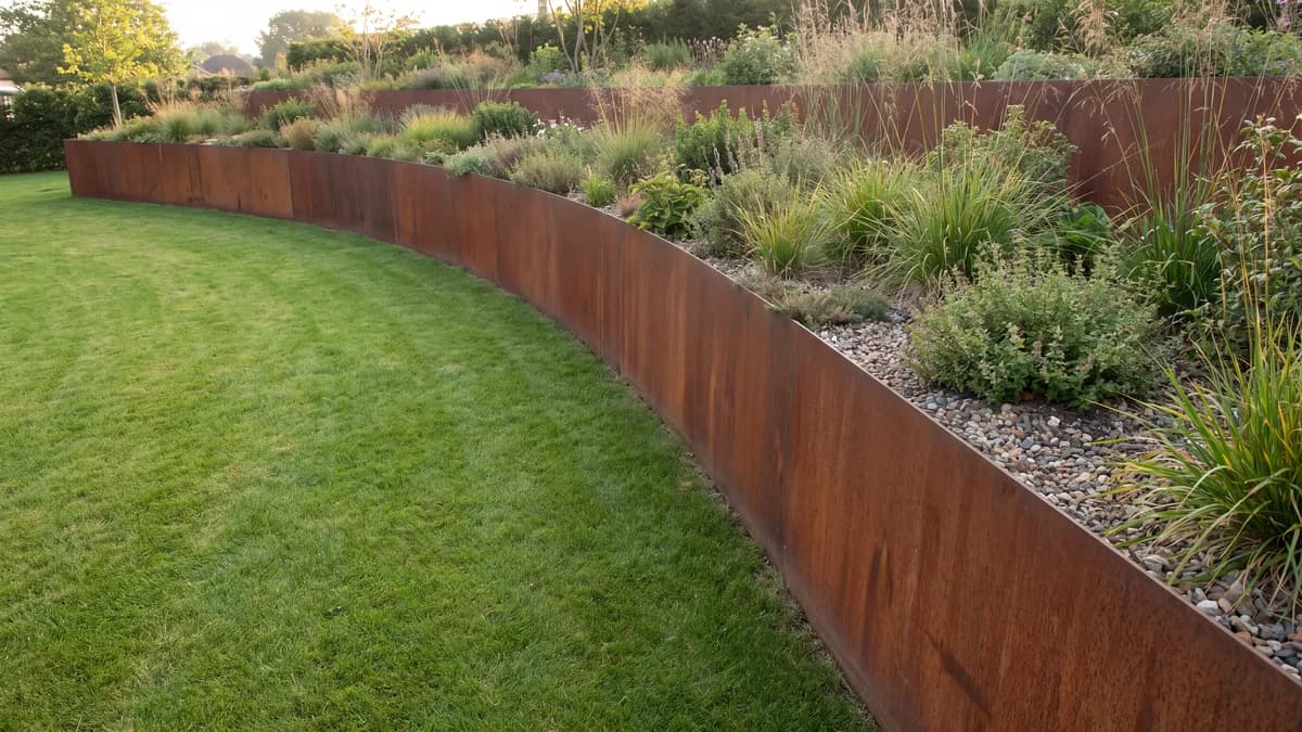 Bordure haute jardin : choisir la hauteur et réussir la pose