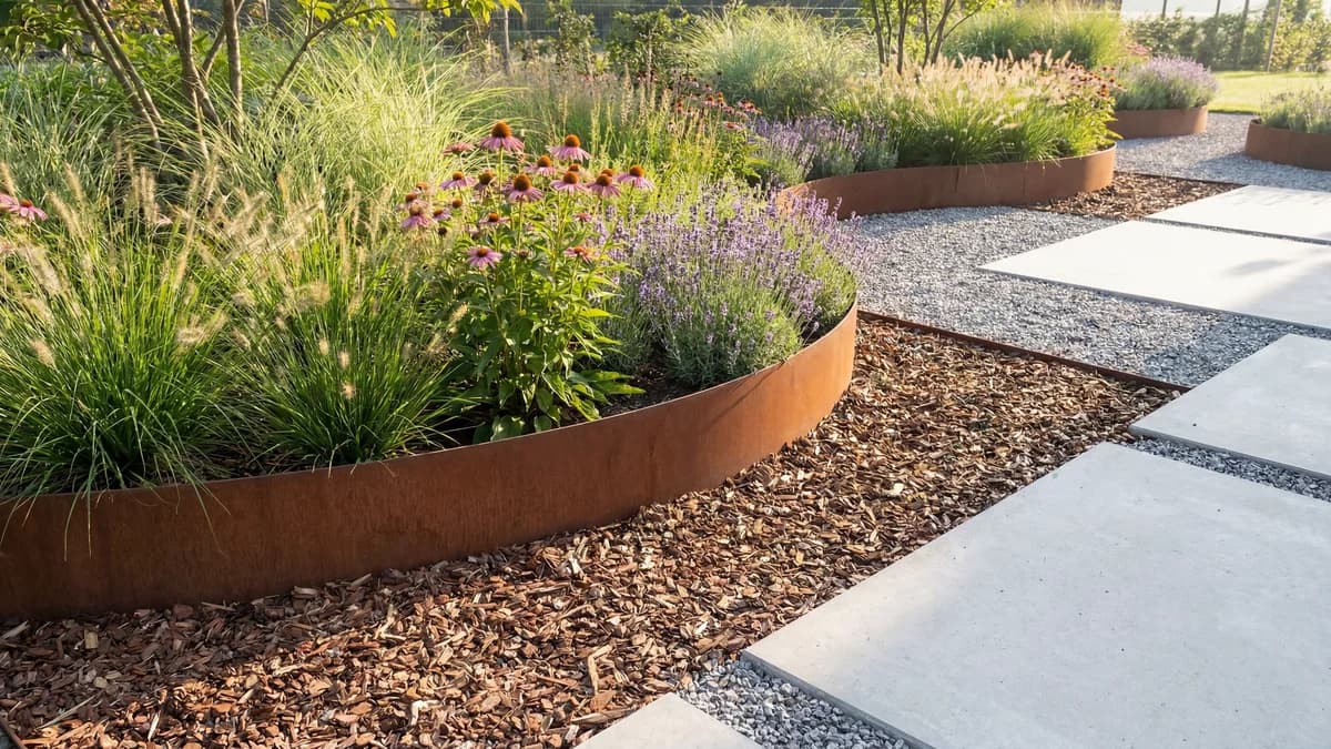 Bordure jardin métal Brico Dépôt vs corten : guide 2026
