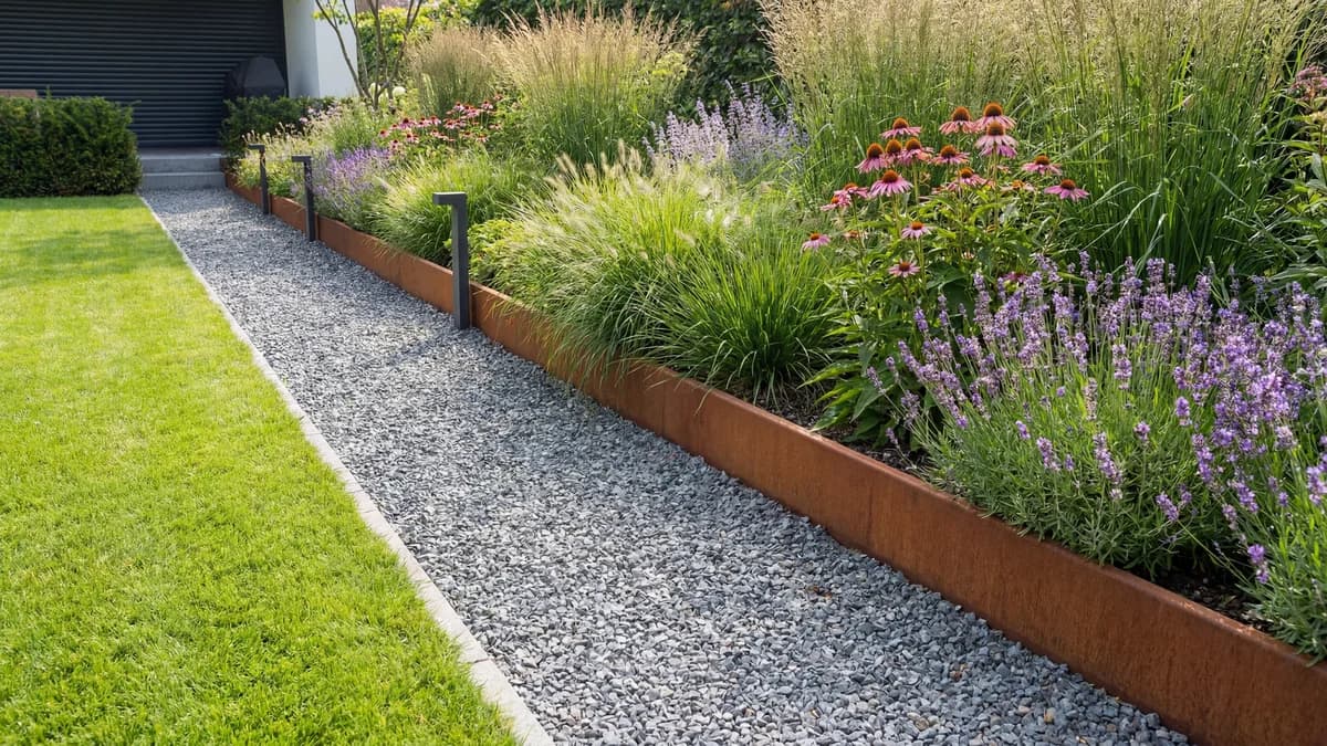 Bordure métal jardin : corten vs galvanisé, guide fabricant 2026