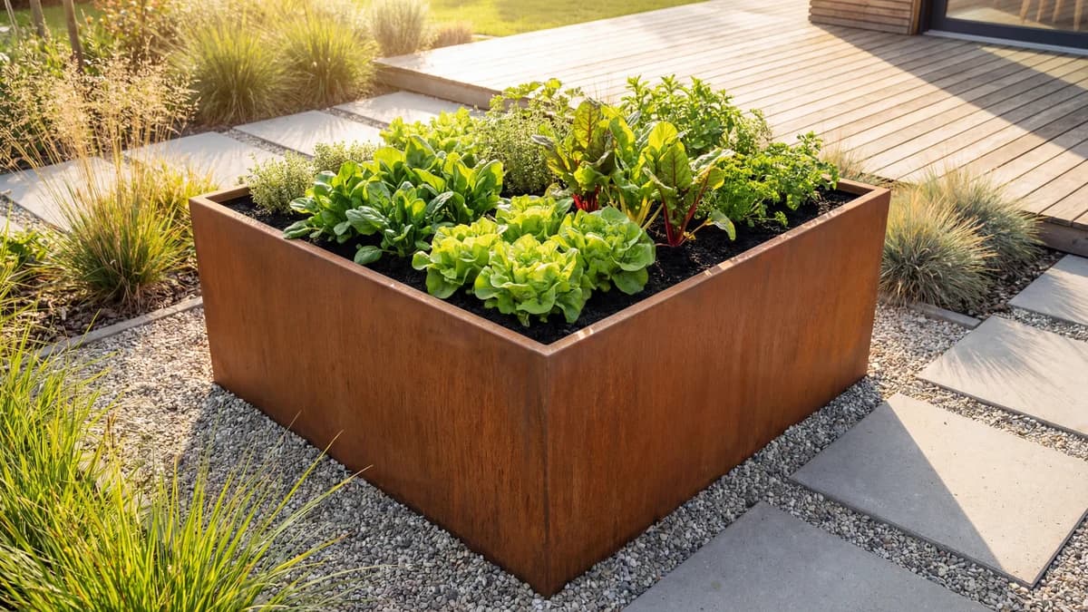 Carré potager acier corten : guide fabricant 2026