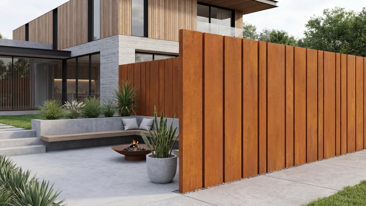 Clôture acier Corten : Guide fabricant 2026 (prix, pose, entretien)