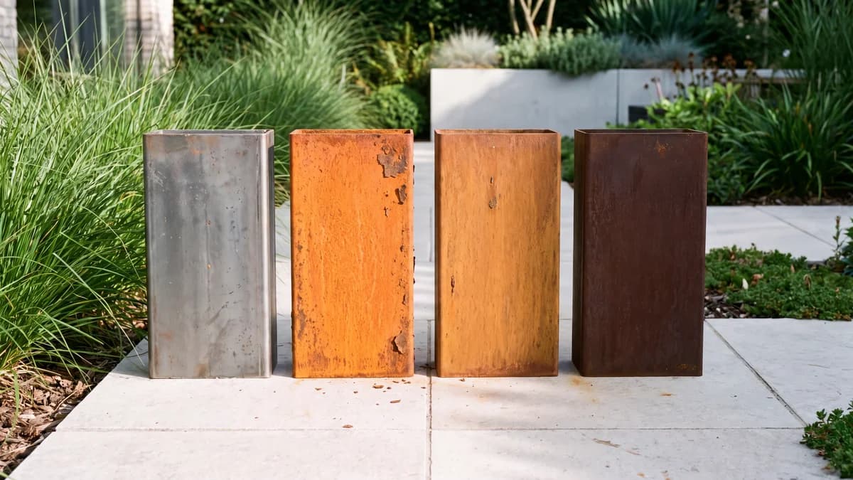 Couleur corten : évolution, nuances et RAL proches