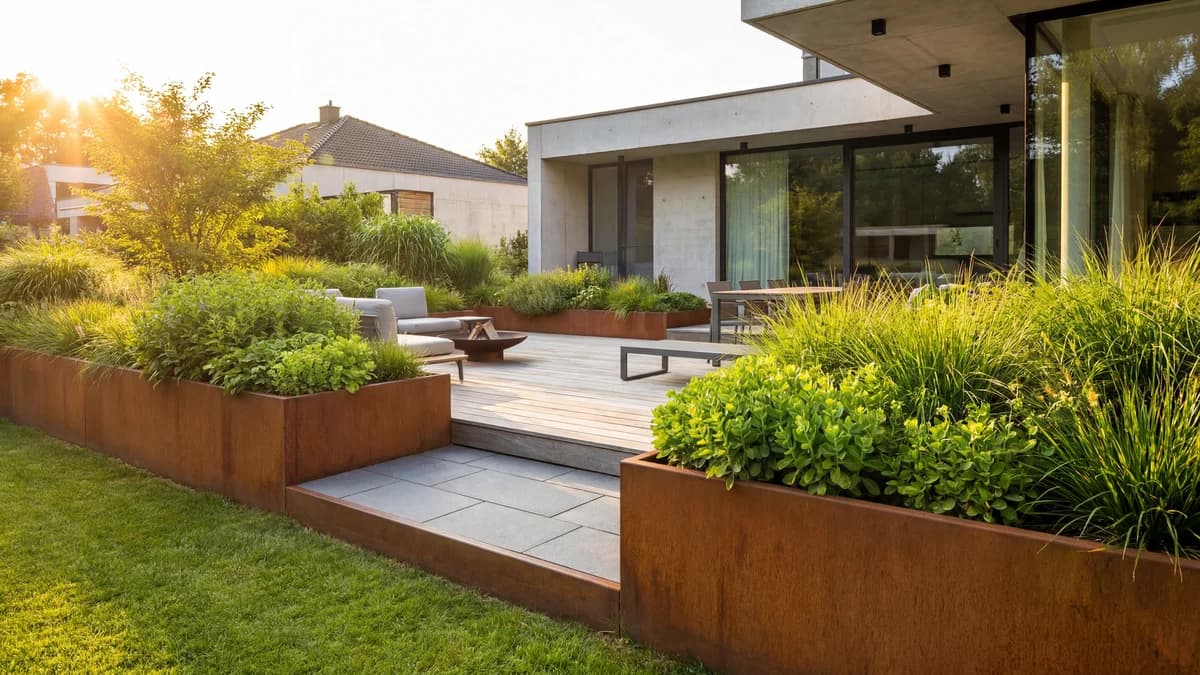Jardin Acier Corten : Guide Fabricant 2026 (Durée de Vie, Prix)