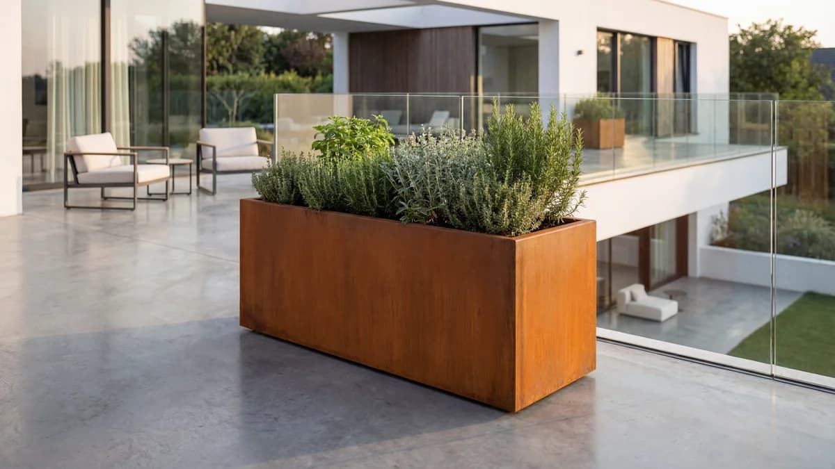 Jardinière acier corten : guide fabricant 2026 (prix, choix)