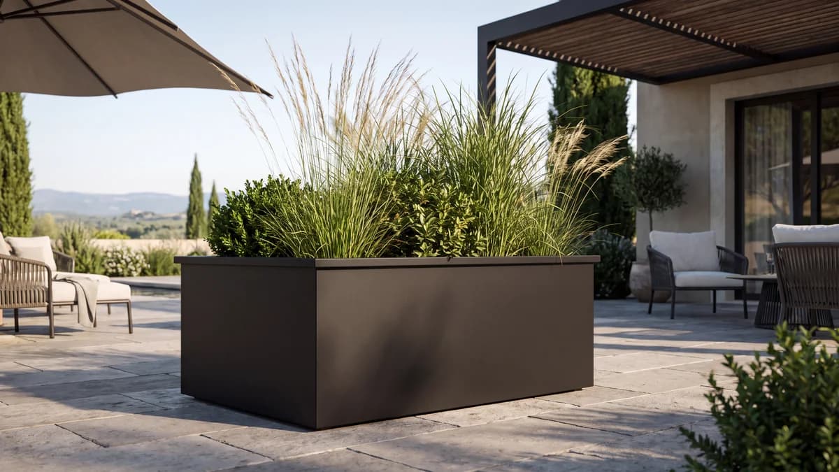 Jardinière noire : guide technique pour bien choisir