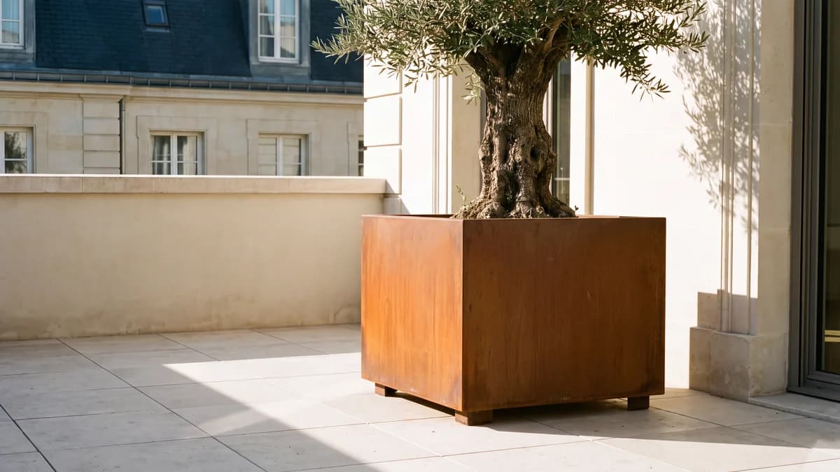Jardinière pour olivier : dimensions, drainage et gel