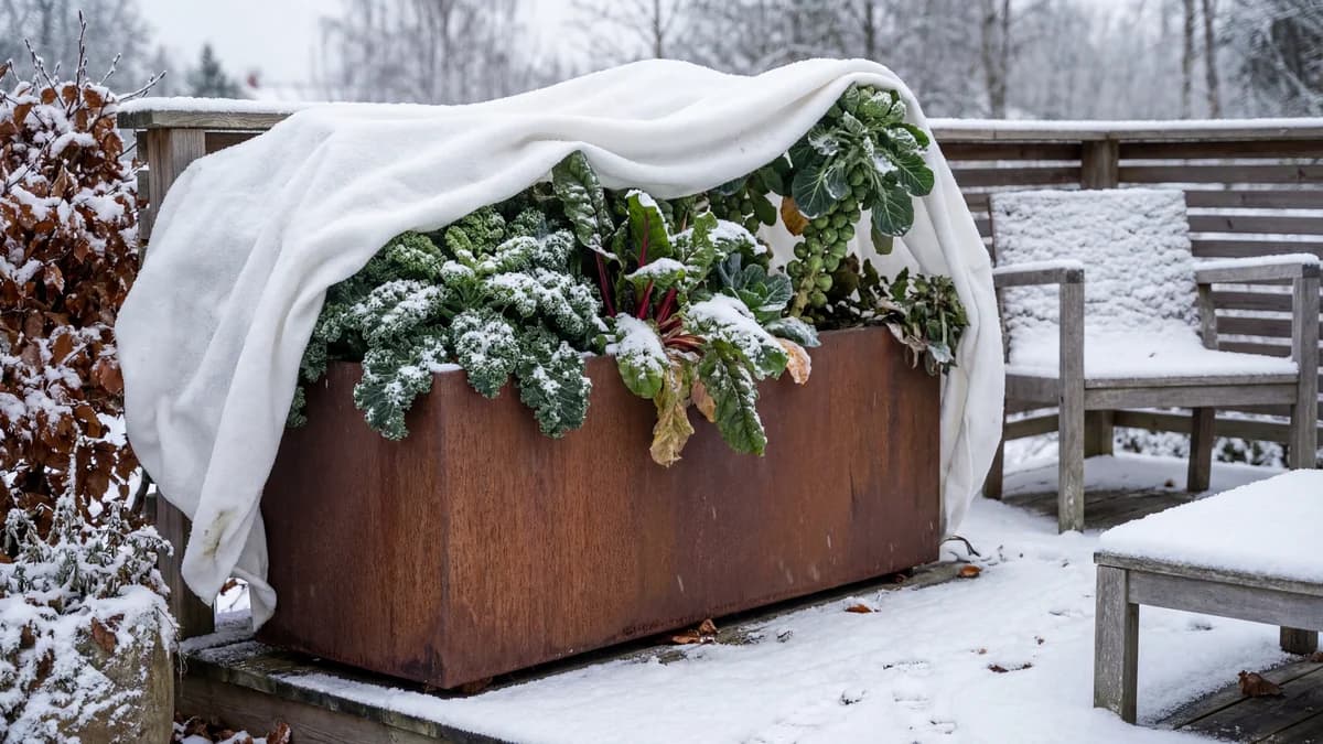 Jardinière qui résiste au gel : 7 solutions éprouvées 2026
