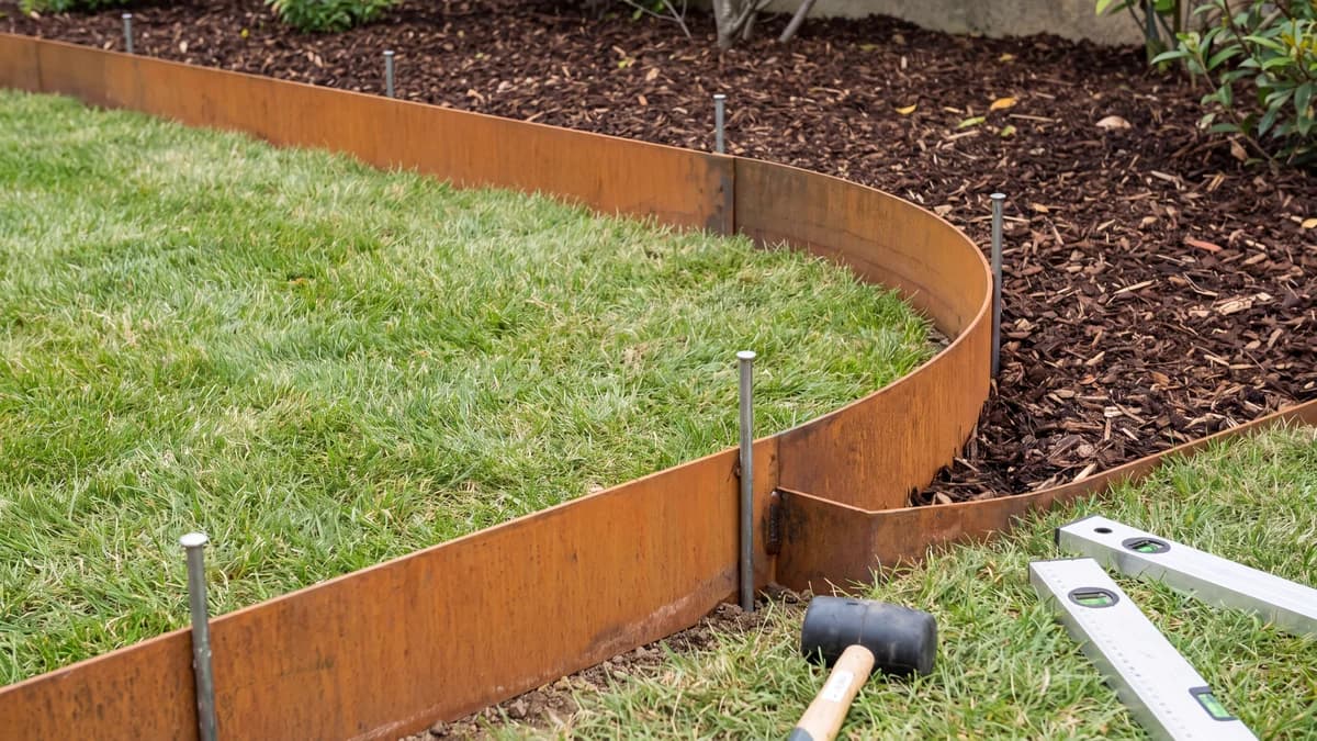 Piquets pour bordures de jardin : choix et pose