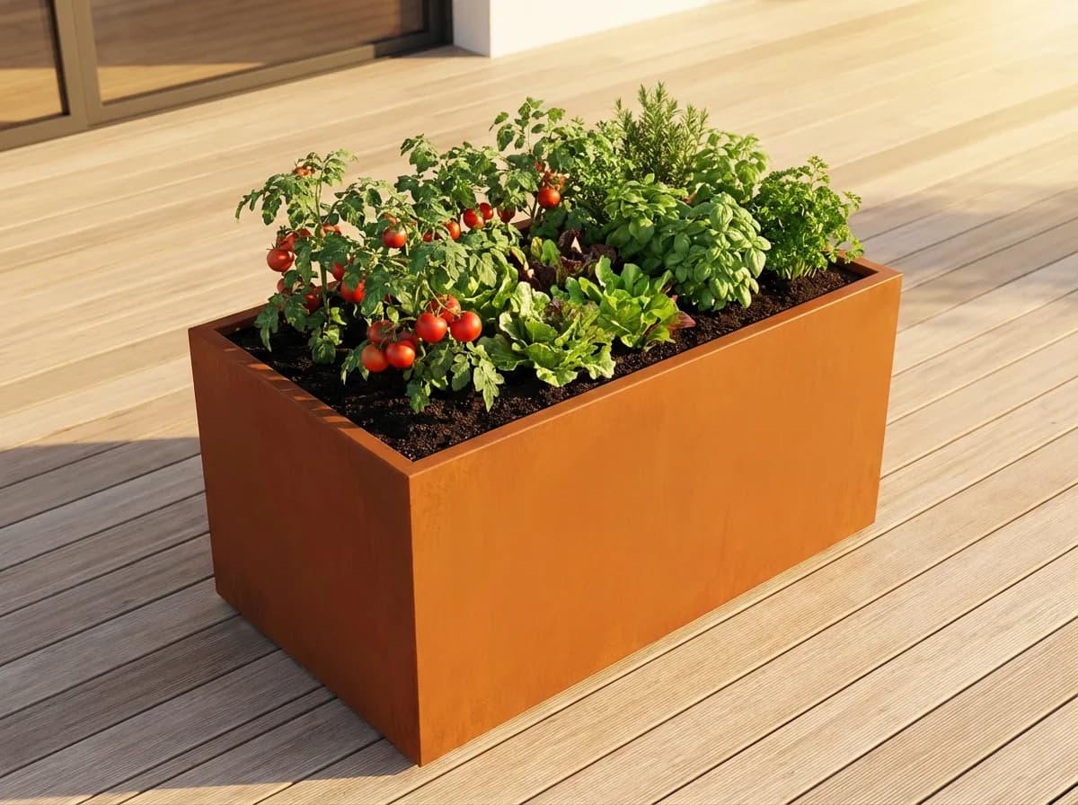 Carré potager surélevé : guide complet 2026 (dimensions, matériaux, remplissage)