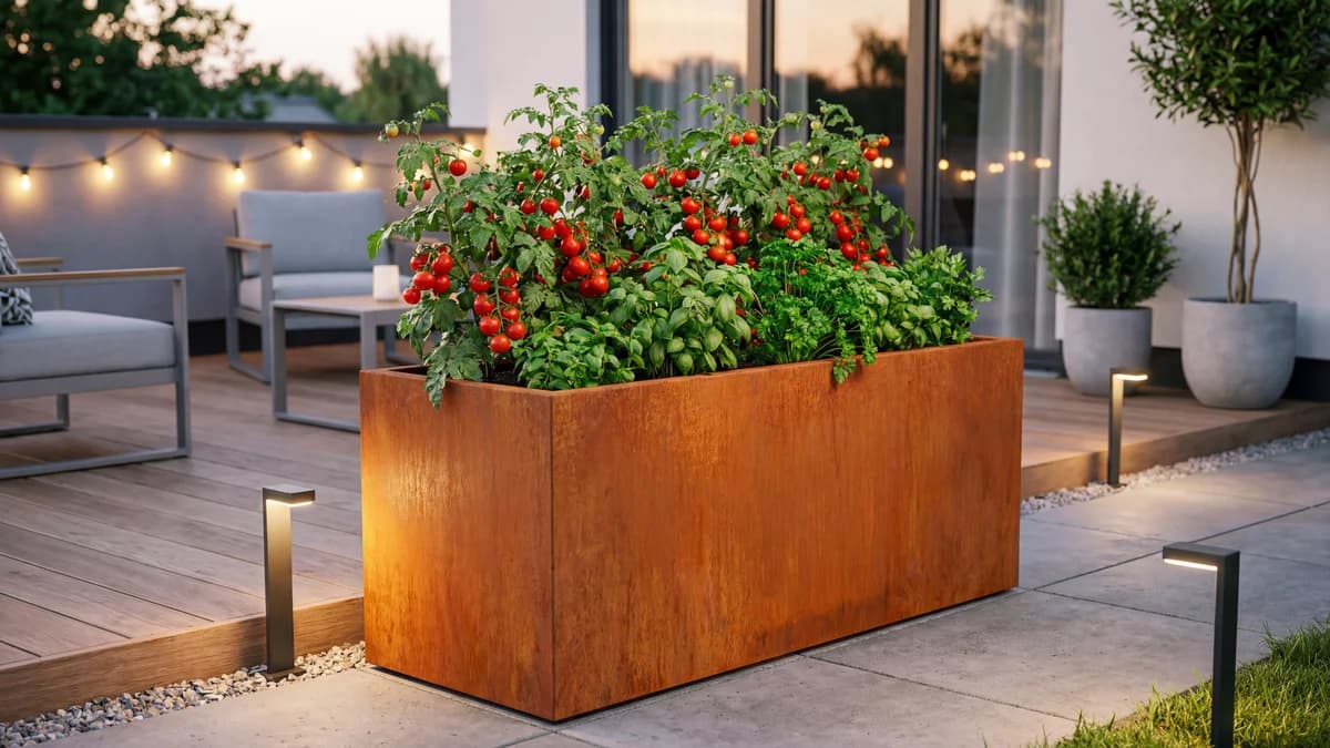 Quelle plante jardinière corten ? Guide fabricant 2026