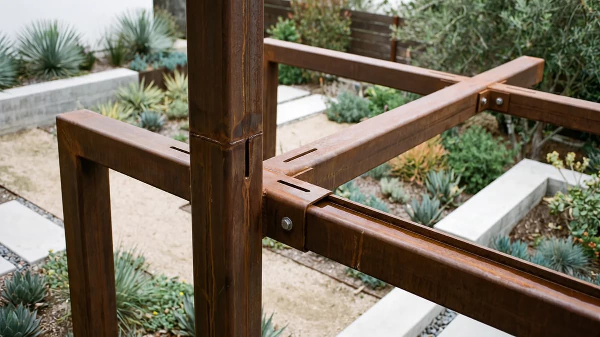 Tube acier corten : choisir, fabriquer et poser durablement