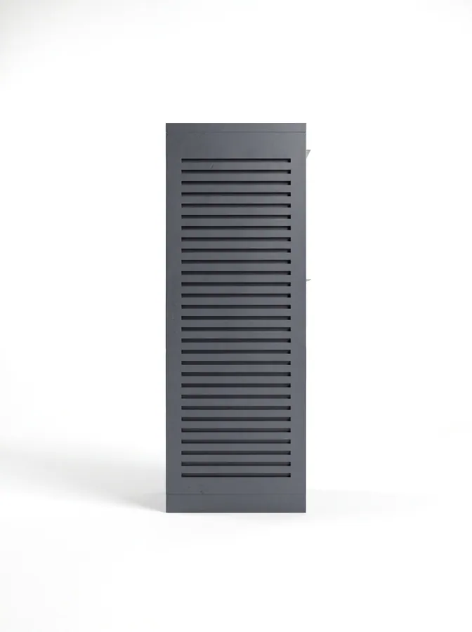Flanc de la colonne, motif Horizon découpé au laser